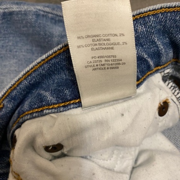 Aritzia Blue Straight Leg Jeans - Picture 12 of 12